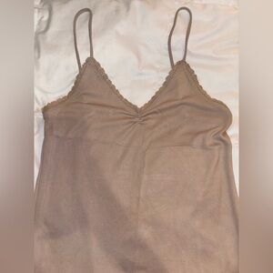 Cami Top with Lace Trim
